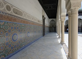 colonnes de la grande mosquee de paris